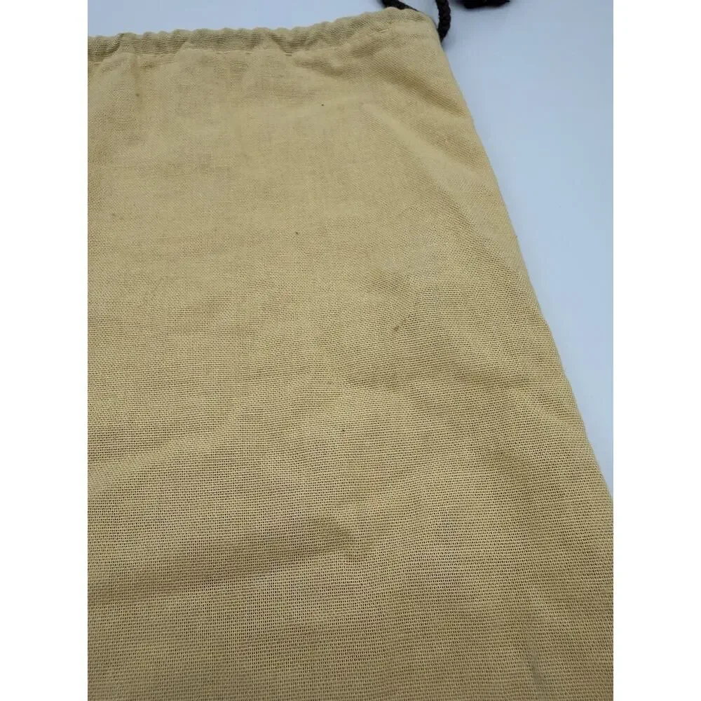Authentic Louis Vuitton Drawstring Dust Bag Shoe Boot Pouch 15” x 9”